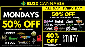 Buzz Cannabis - Mission Valley Monday Deals at BUZZ