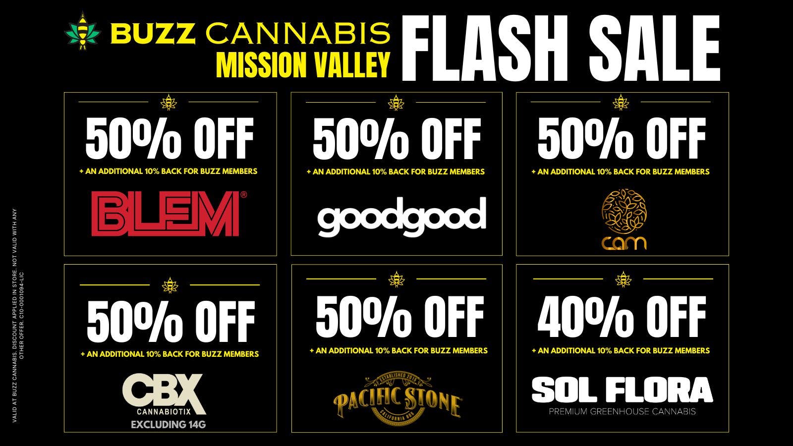 Buzz Cannabis - Mission Valley FLASH SALE BUZZ Mission Valley