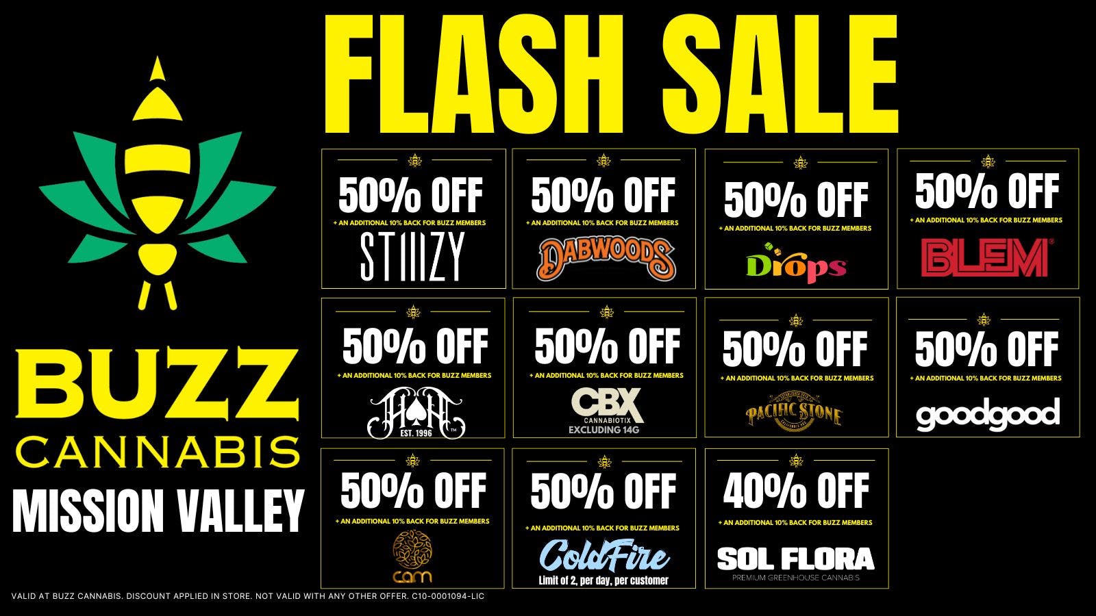 Buzz Cannabis - Mission Valley FLASH SALE BUZZ Mission Valley