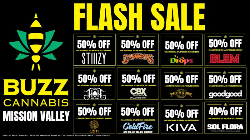 Buzz Cannabis - Mission Valley FLASH SALE BUZZ Mission Valley