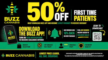 Buzz Cannabis - Mission Valley 50% OFF First Time Patient