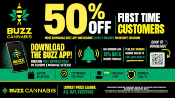 Buzz Cannabis - Mission Valley 50% OFF First Time Customers