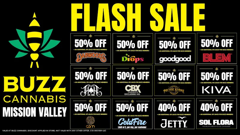 Buzz Cannabis - Mission Valley FLASH SALE BUZZ Mission Valley