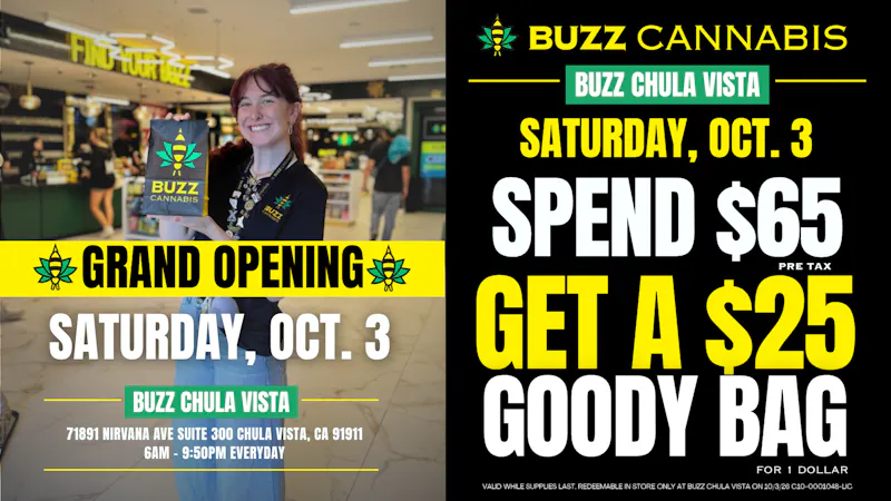 Buzz Cannabis - Chula Vista Chula Vista Grand Opening