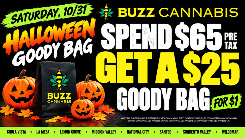 Buzz Cannabis - Wildomar Halloween BUZZ Goody Bag