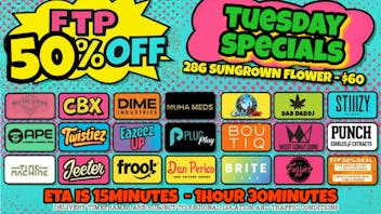 Doorhash TUESDAY FTP 50% DEAL