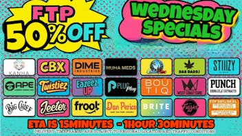 Doorhash FTP 50% WEDNESDAY DEAL