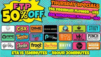 Doorhash FTP 50% THURSDAY DEAL