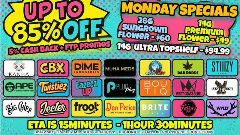 Doorhash ⭐UP TO 85% MONDAY SPECIAL DEAL + PROMOS⭐