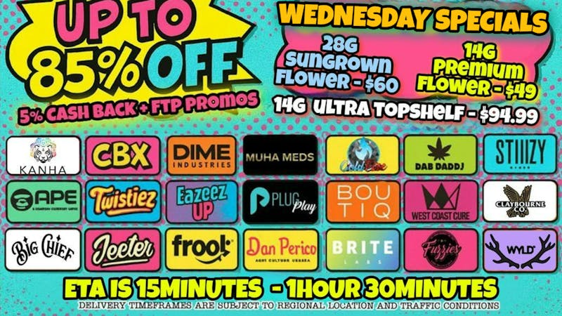 Doorhash ⭐UP TO 85%OFF WEDNESDAY SPECIAL⭐