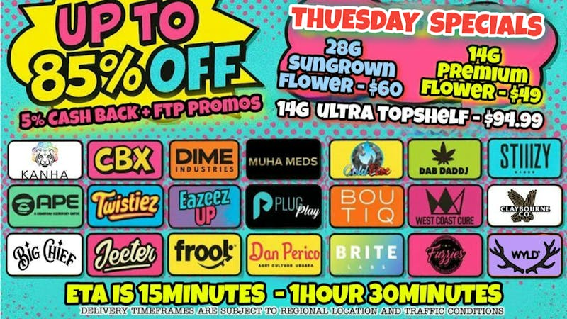 Doorhash ⭐UP TO 85% OFF THURSDAY DEAL⭐