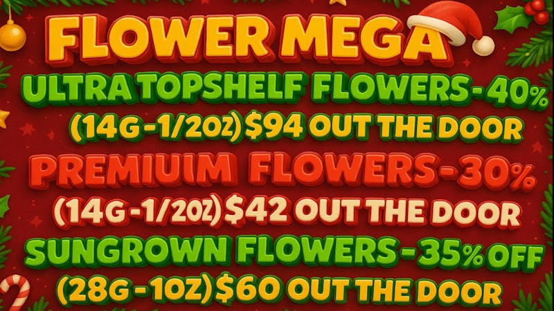 Doorhash MEGA FLOWER SUNDAY DEAL