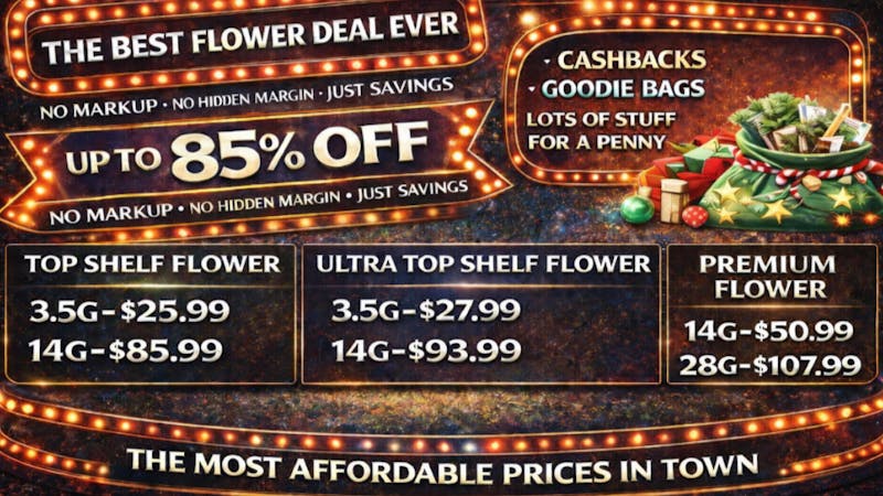 Doorhash ALL FLOWERS MEGA XMAS DEAL