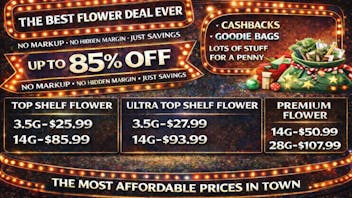 Doorhash XMAS EVE 85% OFF FLOWERS DEAL + 5% CASH BACK