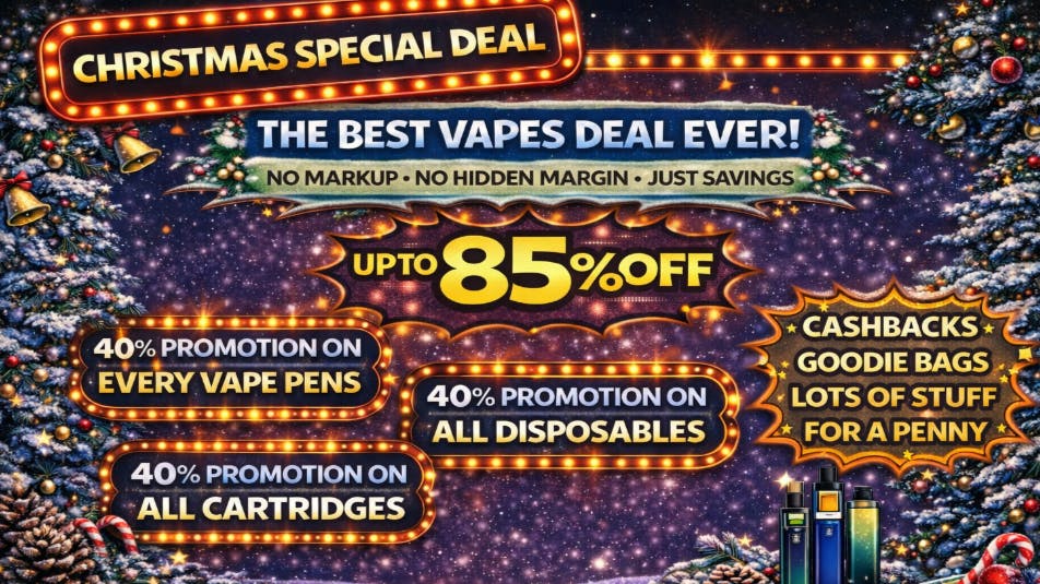 Doorhash 85% VAPES SATURDAY DEAL + FTP 55% OFF DEAL