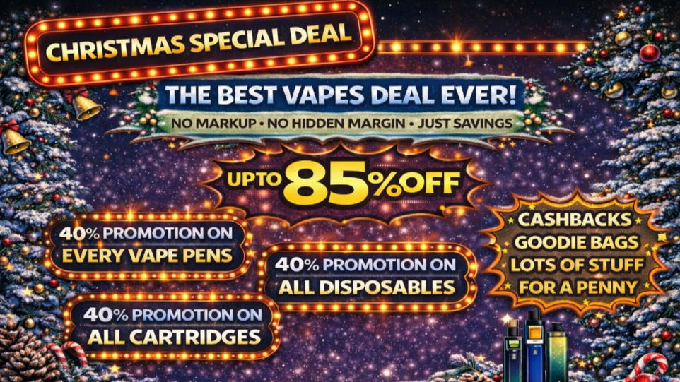 Doorhash 85% SUNDAY VAPES SPECIAL DEAL