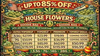 Doorhash 85% OFF FLOWER DEAL + 1OZ SHAKE N 2G PREROLL GIFTS