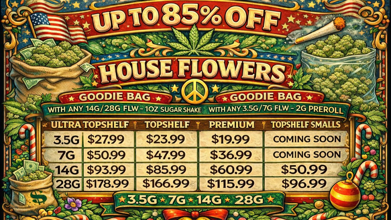 Doorhash 👀Up to 85% off on House Flowers + FTP 50% Deal.👀
