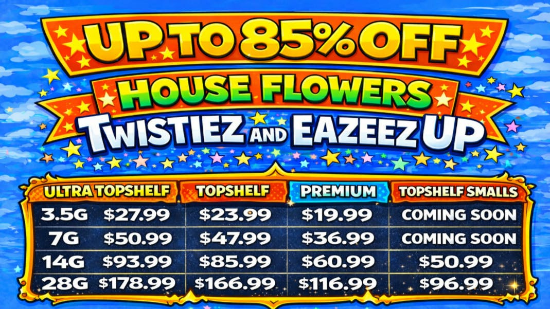 Doorhash House Flowers (85% OFF) Deal + STIIIZY POD $22.99