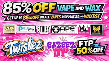 Doorhash Up To 85% Off + 5% C.Back + STIIIZY POD - $22.99