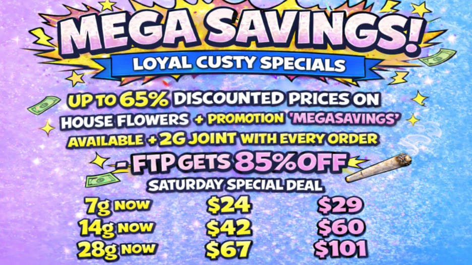 Doorhash UP TO 85%OFF + 55%OFF INNER MENU ON HOUSE FLOWERS