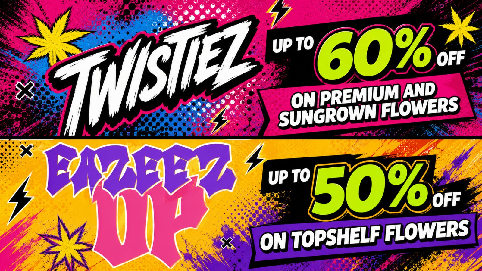 Doorhash Flowers - Mega Savings - Eazeez Up and Twistiez !