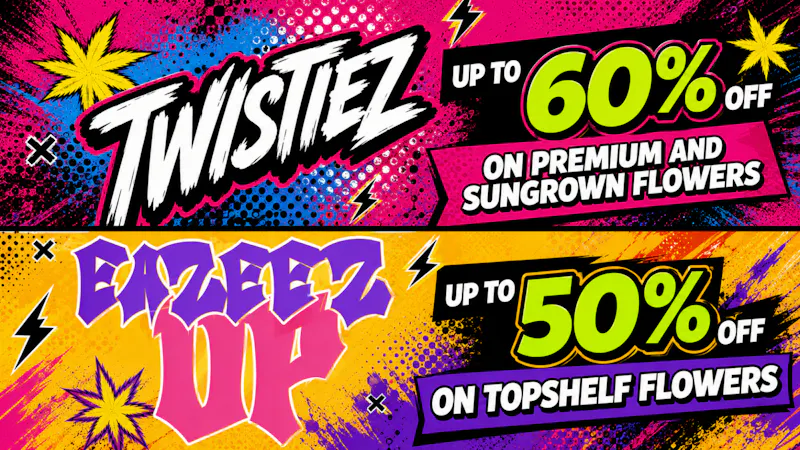 Doorhash Flowers - Mega Savings - Eazeez Up and Twistiez !