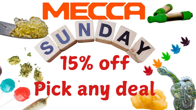 Mecca - Oneida St. Mecca Sunday's 15% "Pick your daily deal"