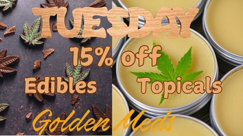 Golden Meds - Pikes Peak 15% OFF Edibles / Topicals