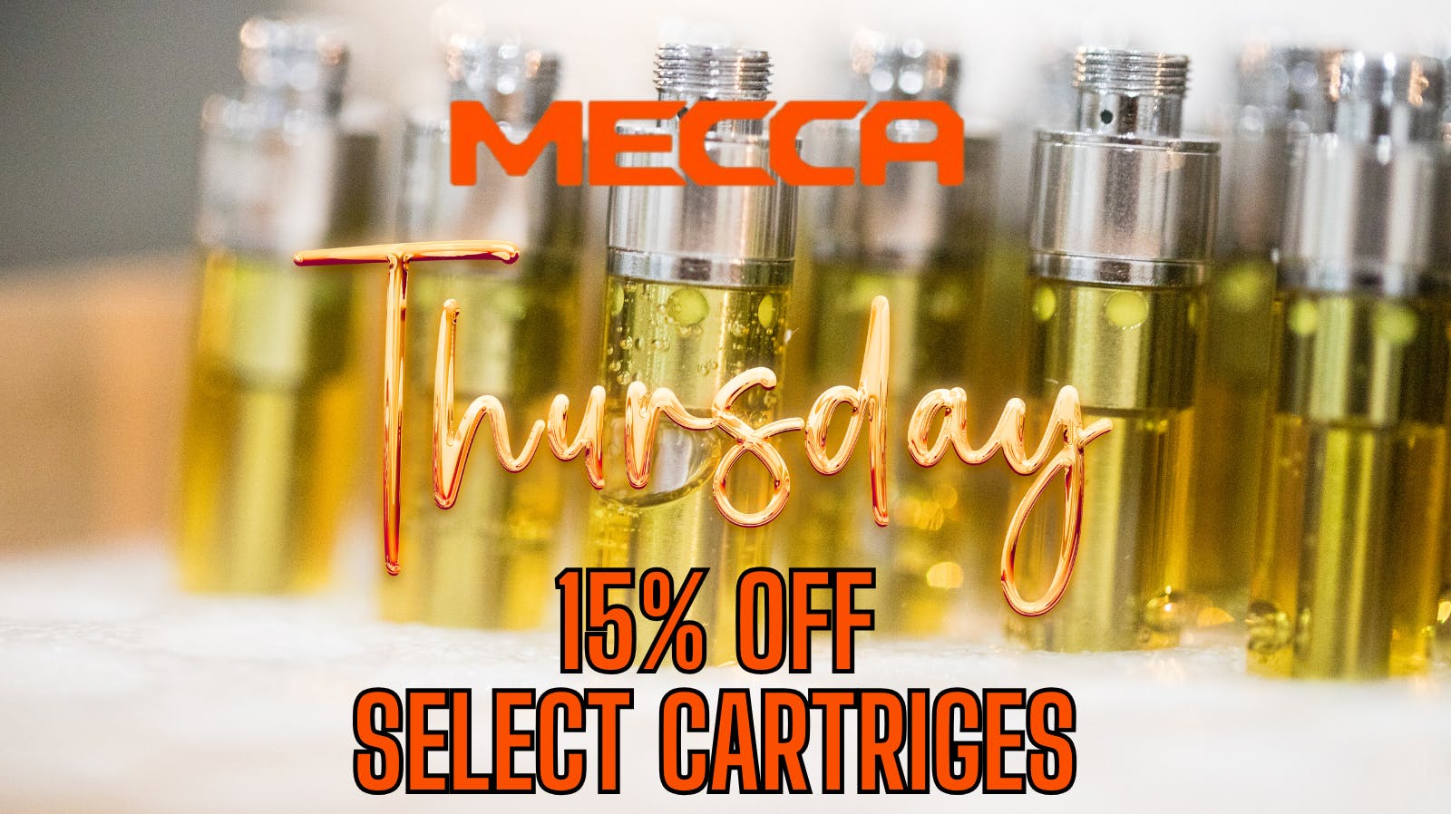 Mecca - Oneida St. 15% OFF Cartridges