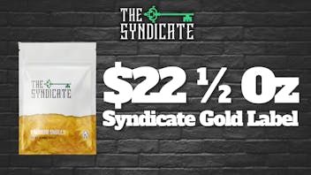 The Syndicate - Desert Hot Springs The Syndicate Gold Label 1/2oz - $22