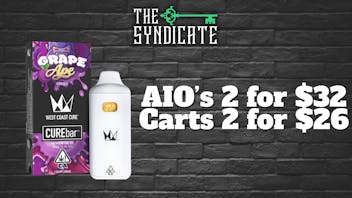 The Syndicate - Moreno Valley West Coast Cure – AIO & Cart Deals