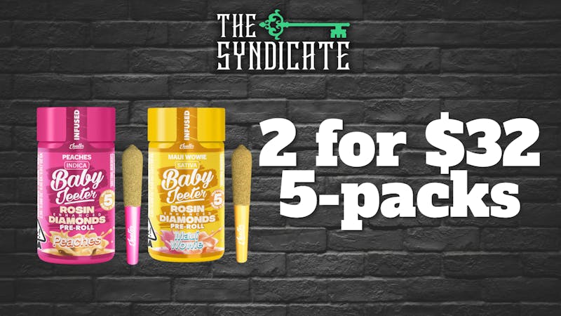 The Syndicate - Huntington Park Jeeter – 5pk Jeeter (2 for $47)