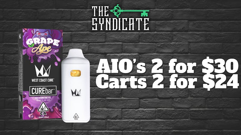 The Syndicate - Lake Elsinore #2 West Coast Cure – AIO + Cart Deals