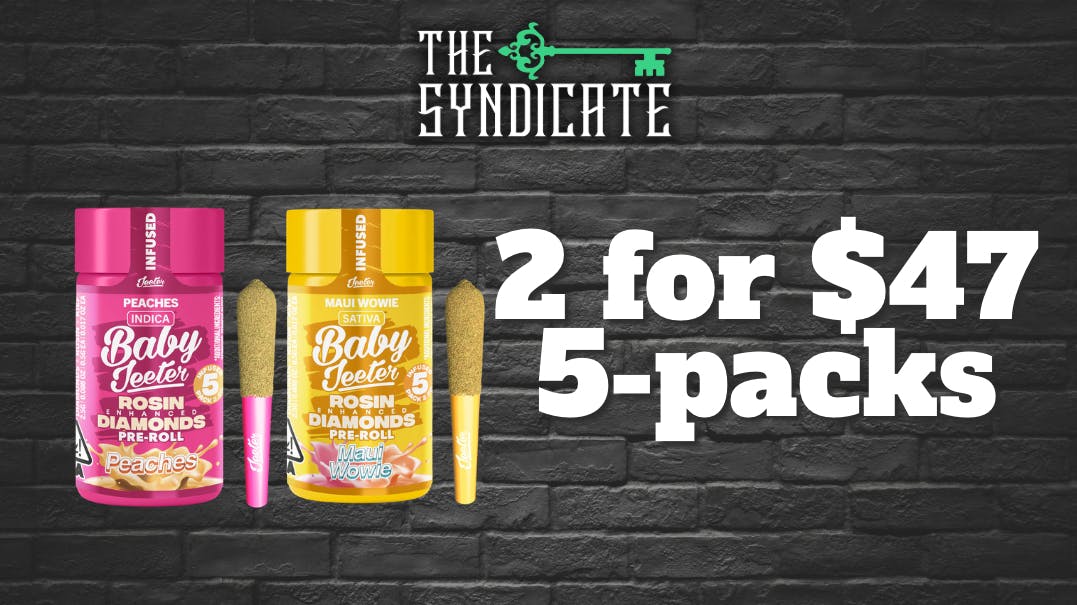 The Syndicate - Huntington Park Jeeter – 5pk Jeeter (2 for $47)