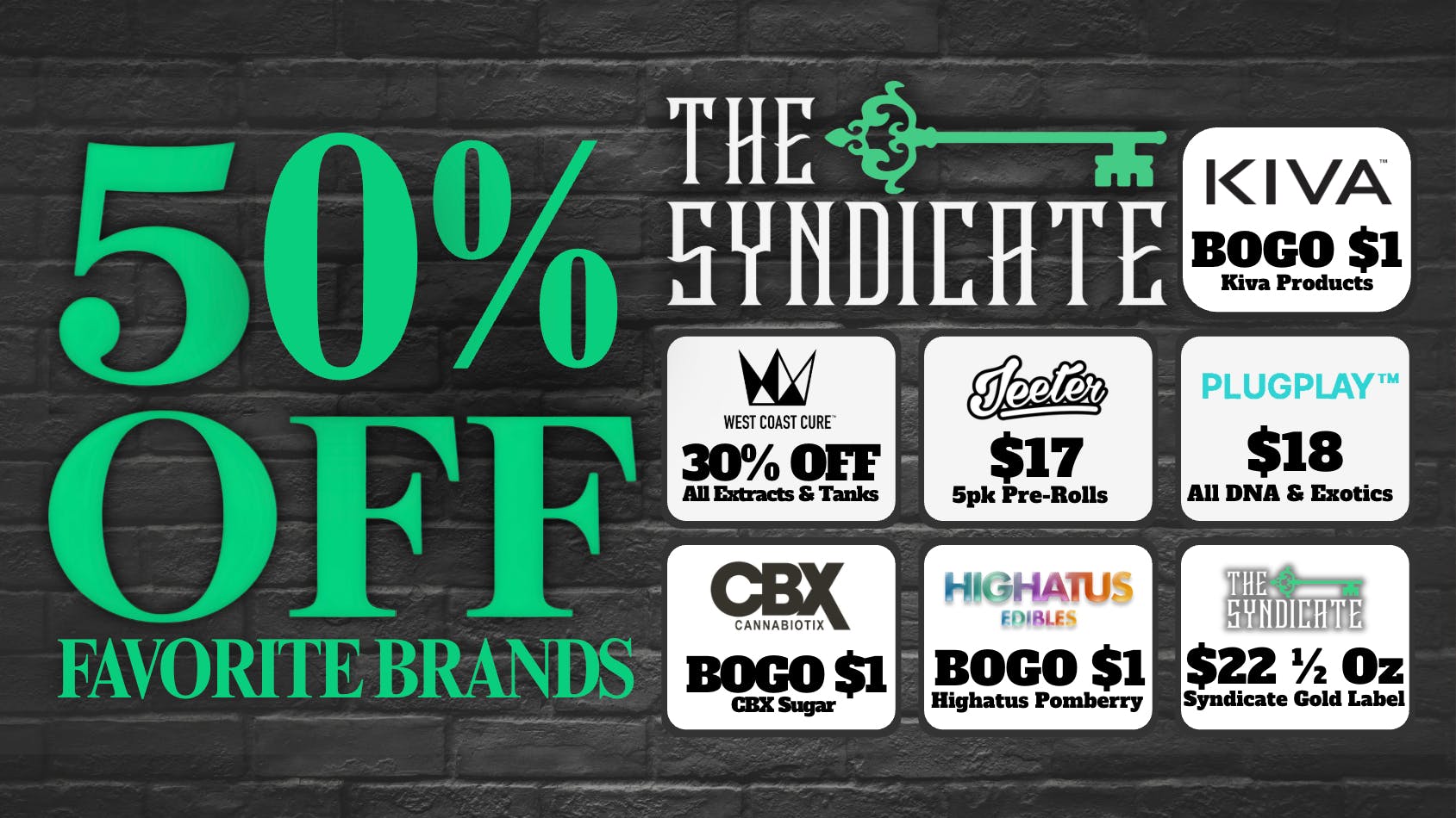 The Syndicate - Tarzana (RDC) Weekly Deals At The Syndicate - Tarzana