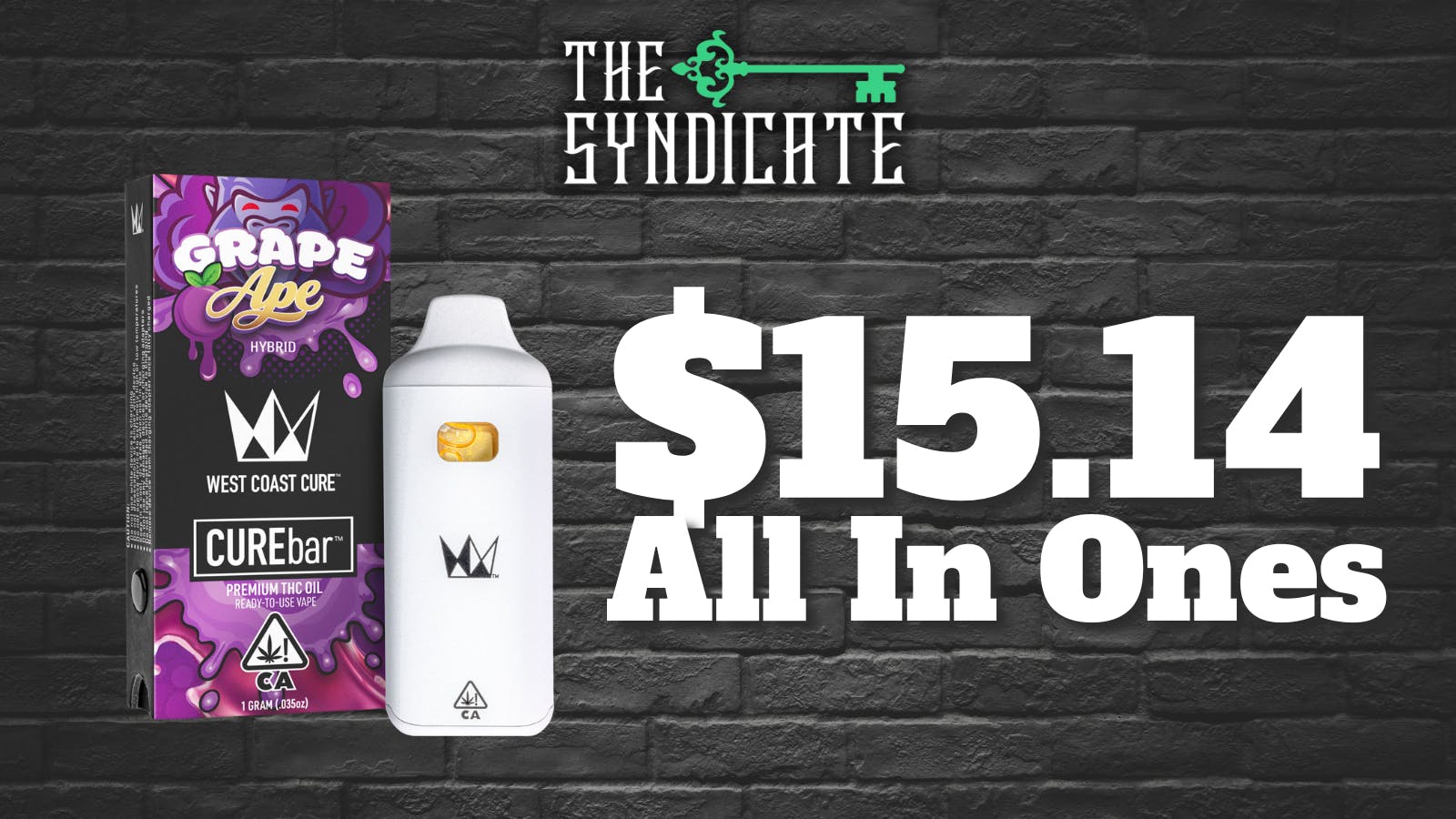 The Syndicate - Lake Elsinore #1 West Coast Cure – AIO ($15.14)