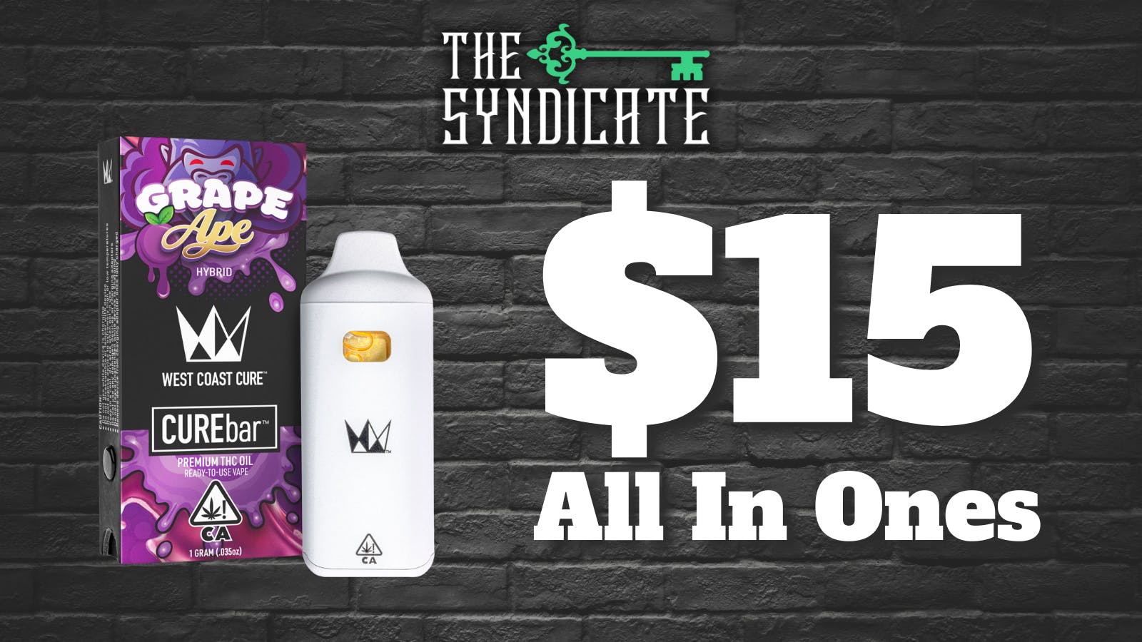 The Syndicate - Riverside West Coast Cure – AIO ($15)