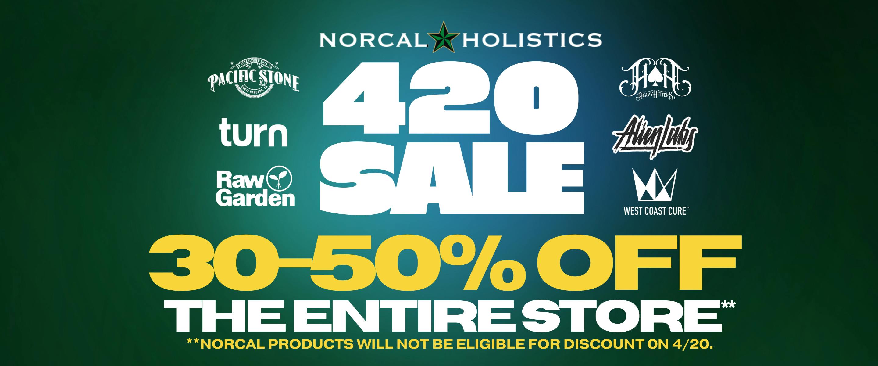NorCal Holistics Delivery - South Sacramento 30-50% OFF ENTIRE STORE