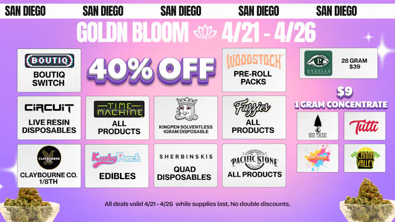 Goldn Bloom SAVINGS ALL WEEK