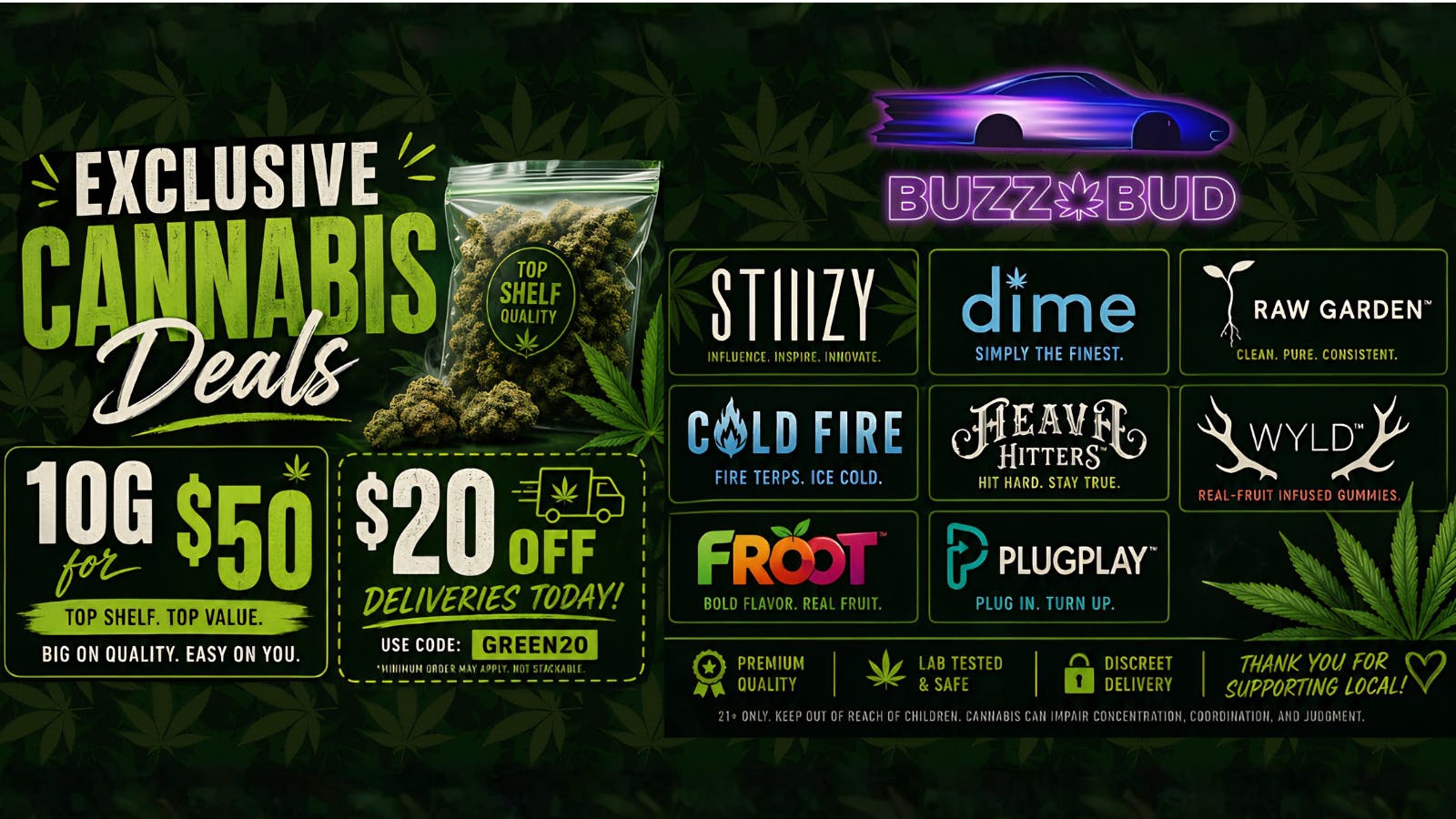 BuzzBud Exclusive Deals