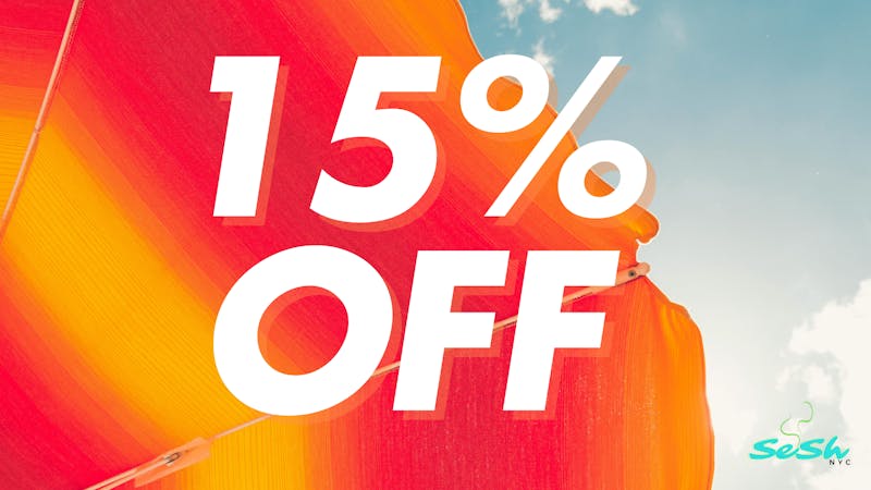 Sesh NYC - Lower East Side 15% Off CRU & Ruby Farms Pre-Rolls