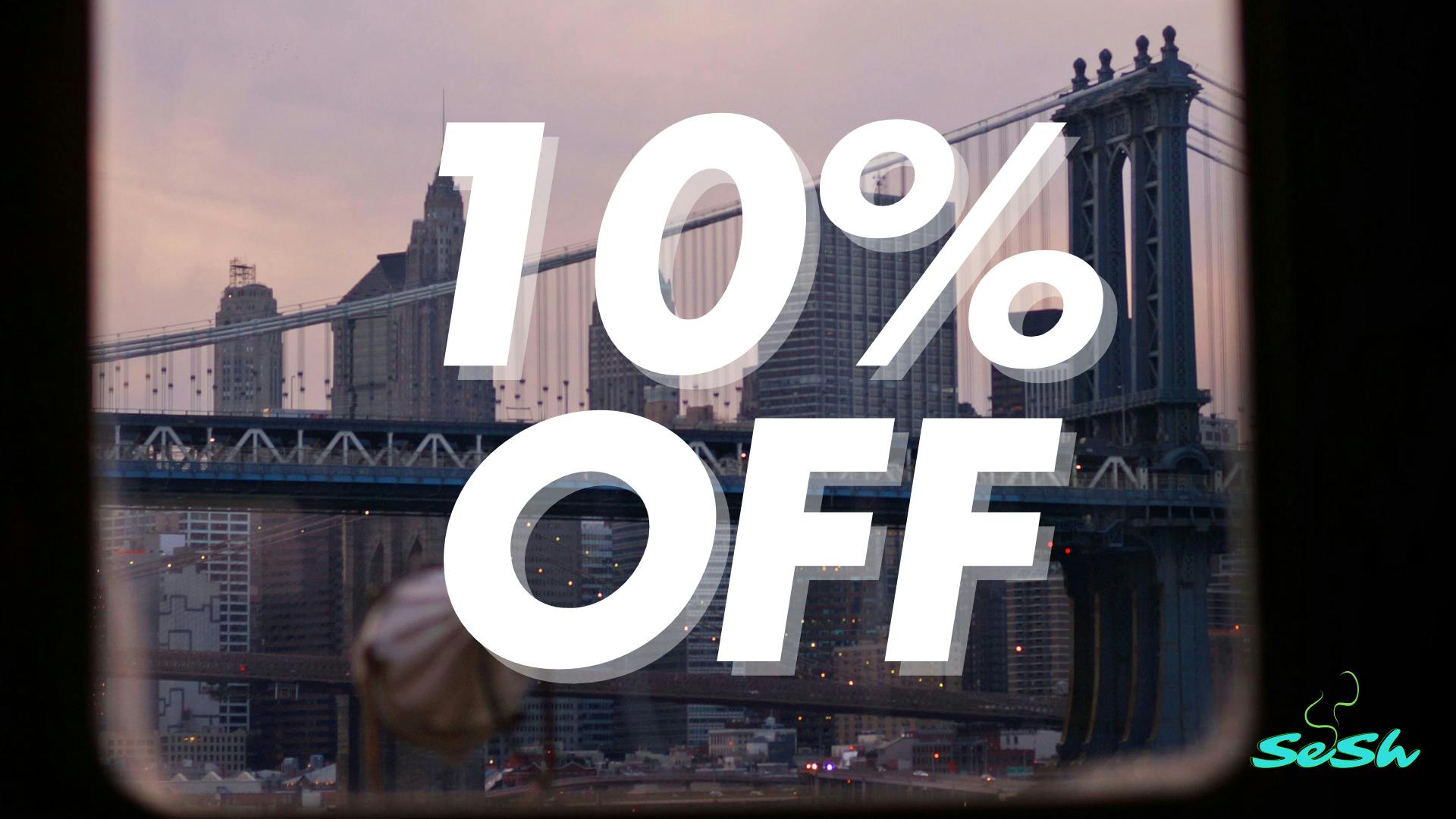 Sesh NYC 10% Off Picks @ Sesh NYC!