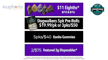 Euphoria Wellness - Marijuana Dispensary $11 Selected Eighths | 5/$40 Kanha Gummies