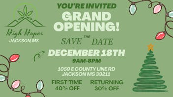High Hopes - Jackson *Holiday Savings! 40% New Patients-30% Returning*