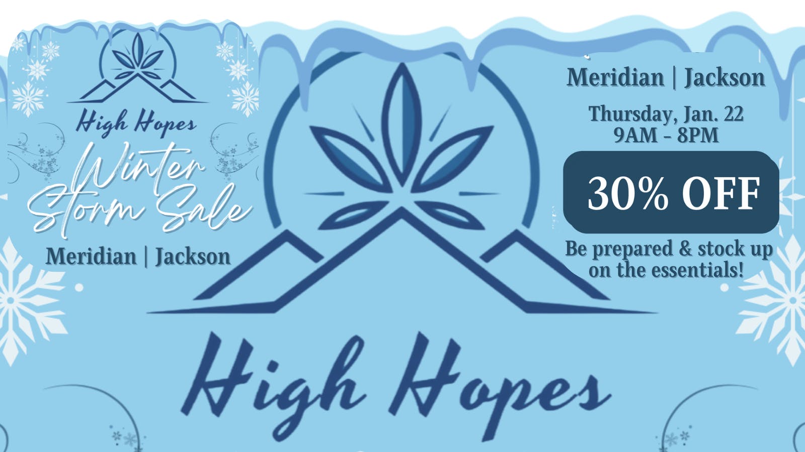 High Hopes - Jackson 30% OFF WINTER STORM SALE