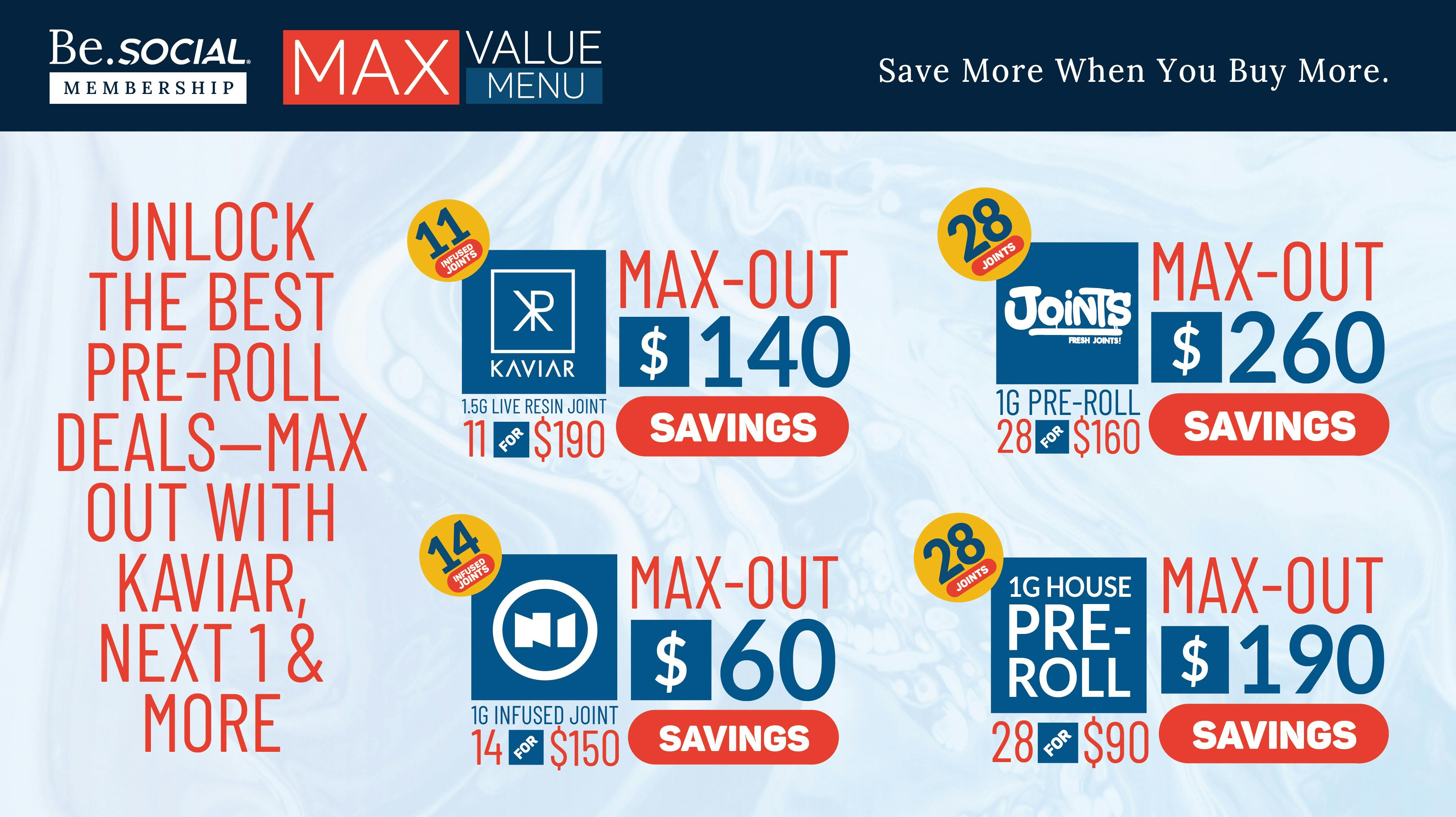 Social Cannabis - Louisville Buy More And Save More With Max Value Menu