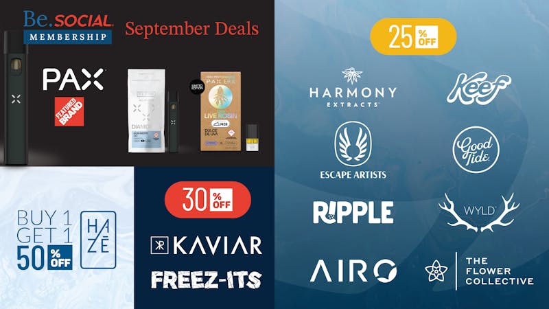 Social Cannabis - Chambers September Be.Social Membership Deals