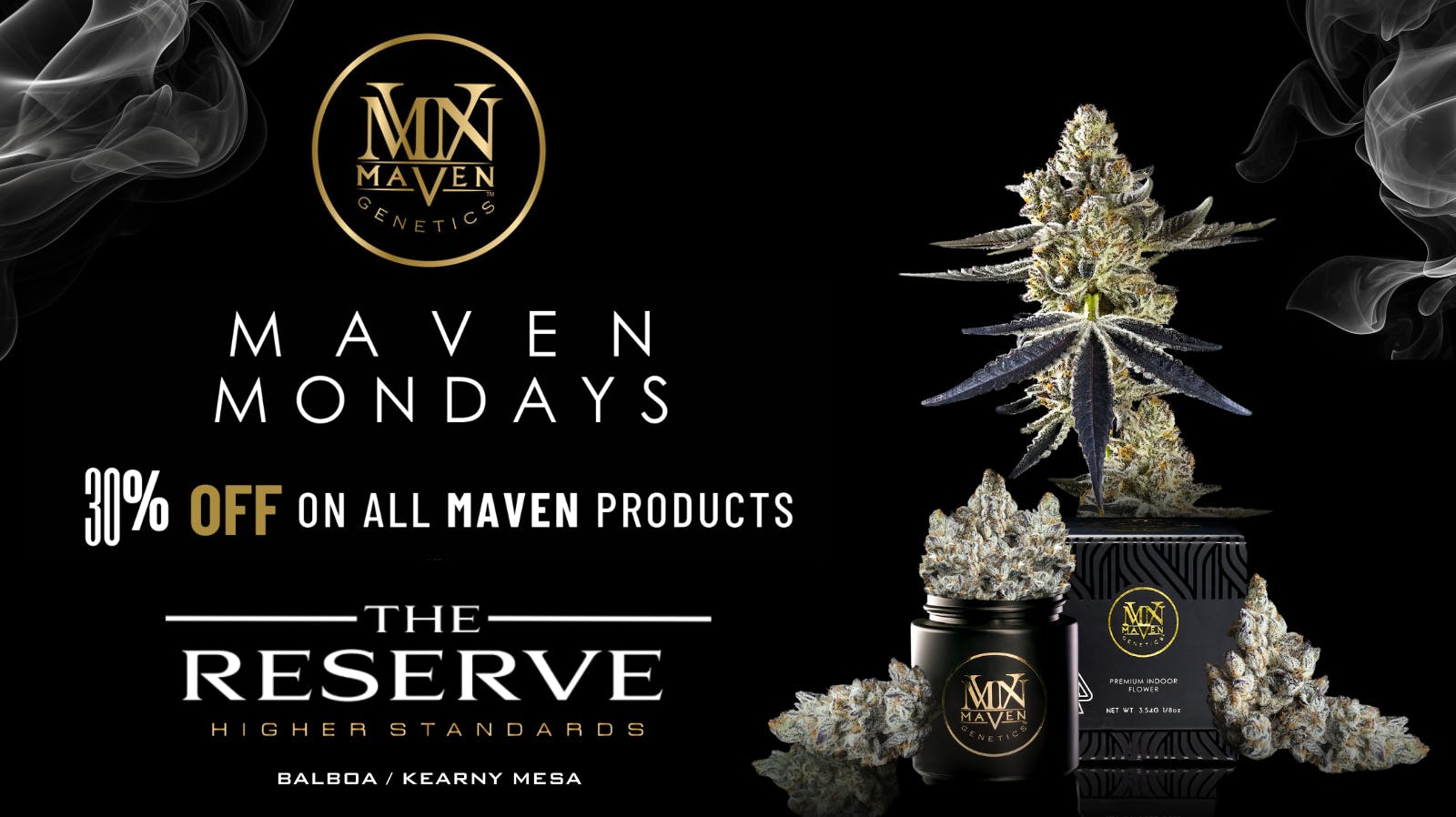 The Reserve - Balboa Maven Monday 30% OFF