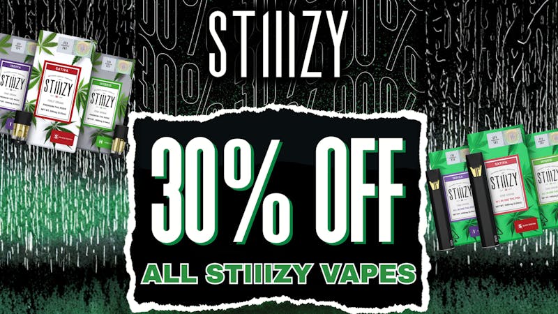 The Reserve - Balboa Stiiizy Vapes and Pods 30% Off